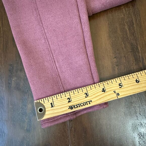 SPANX Faux Suede Leggings Rich Rose High Rise Activewear - Picture 13 of 13